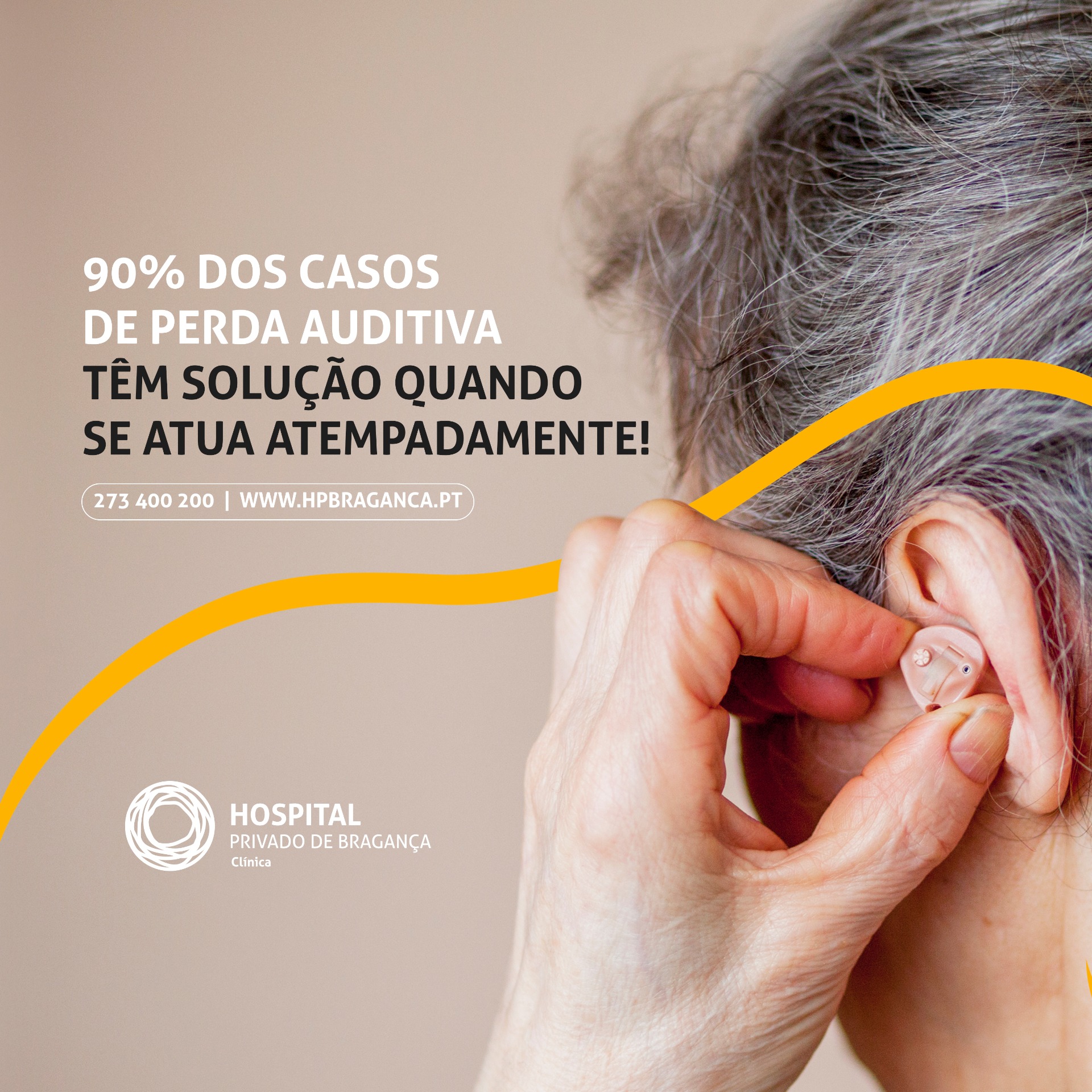 Sabia que a perda auditiva afeta 1 em cada 10 pessoas?